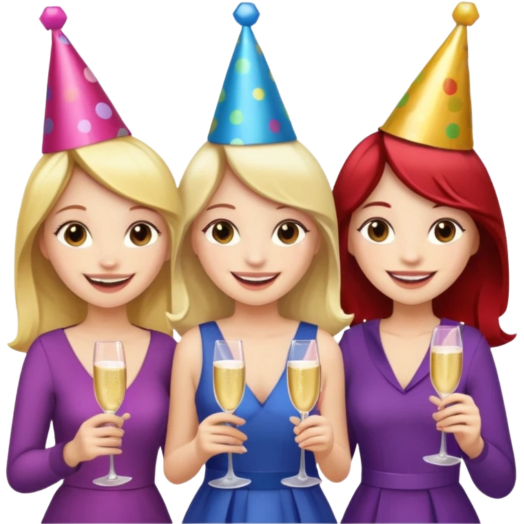 Group of 5 girls emoji emoji