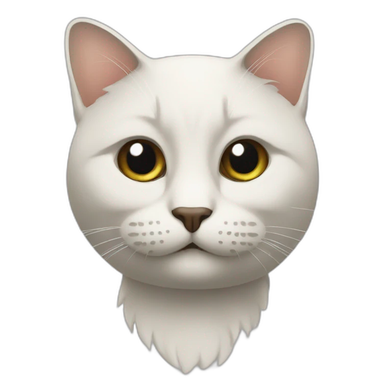 Chat sous chat emoji