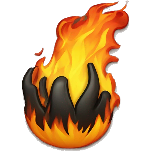 countur of russia teritory in fire emoji