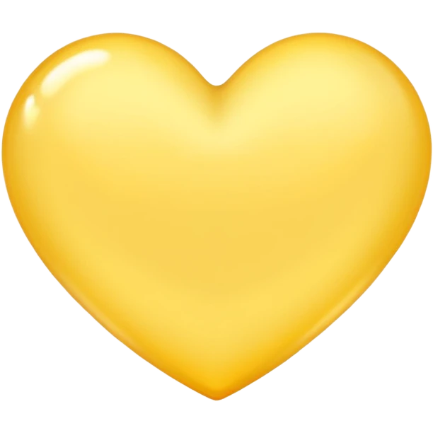 Light yellow heart emoji