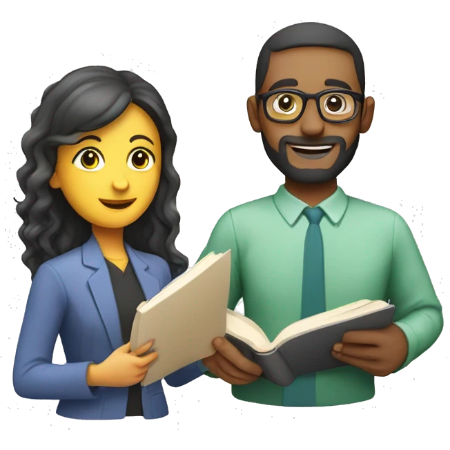 Maths Tution with teacher holding maths book 📖  teacher colour should be white  emoji