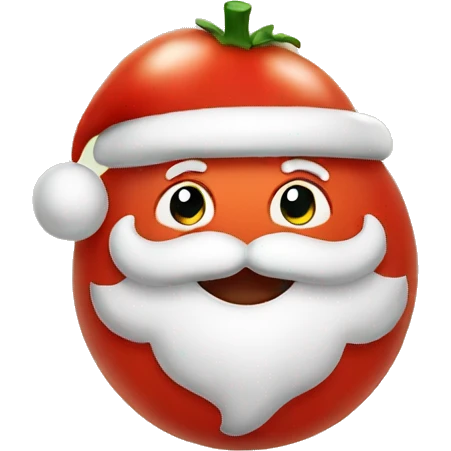 sweet tomato santa emoji