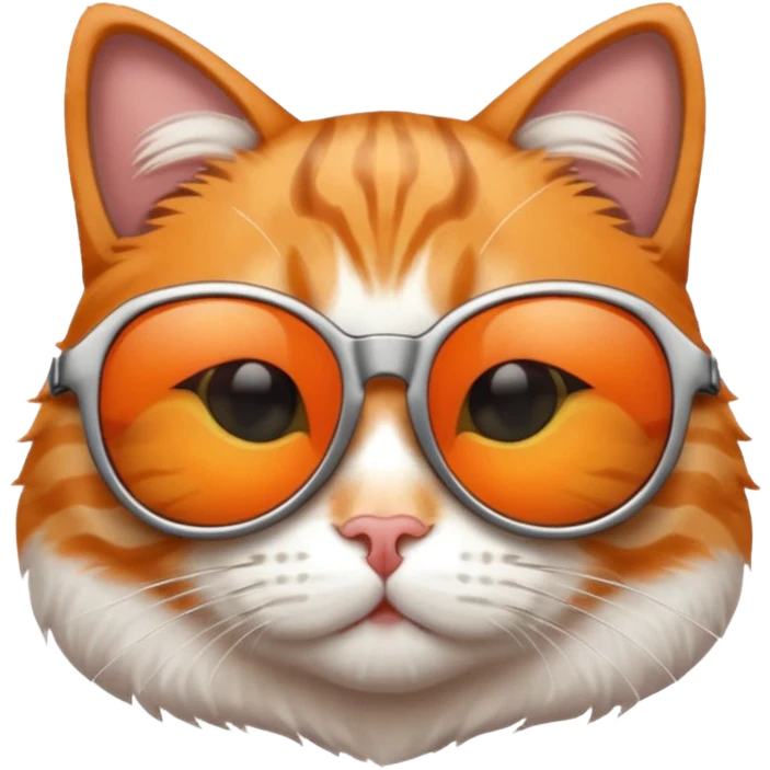 Cat wearing sunglasses emoji