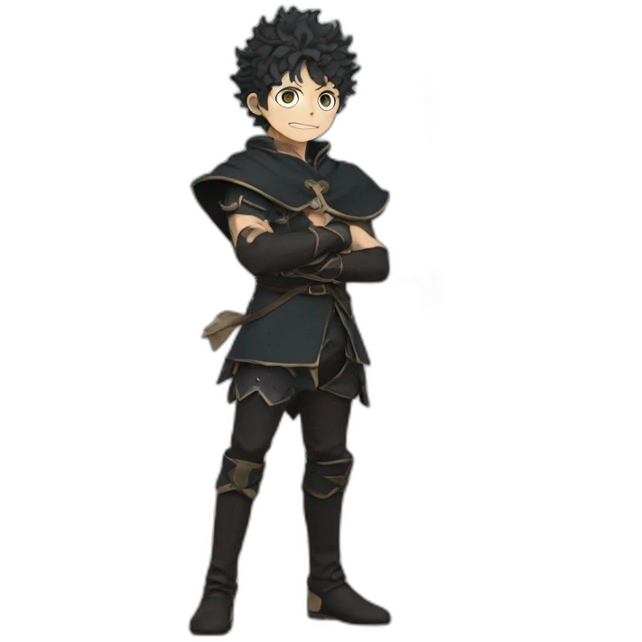 Black clover Asta emoji