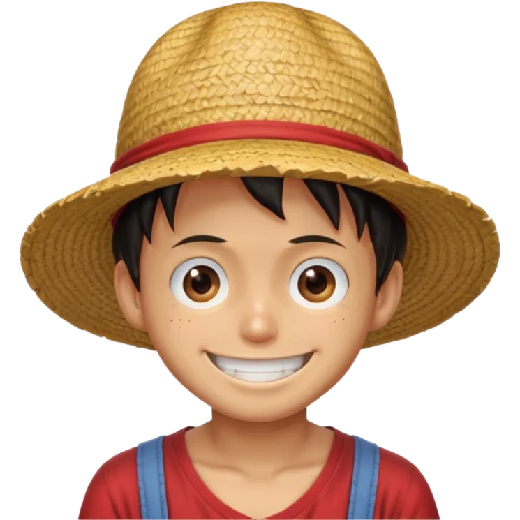 Straw hat luffy emoji