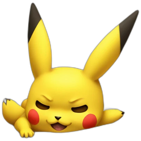Pikachu qui dort emoji