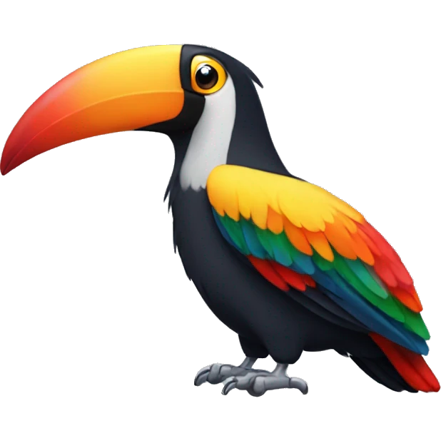 Tucan de muchos colores  emoji