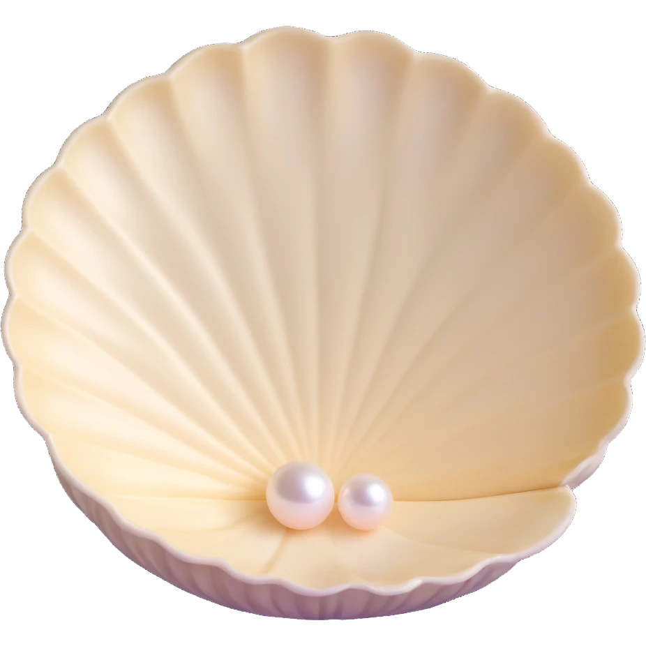 clam shell with a pearl inside emoji