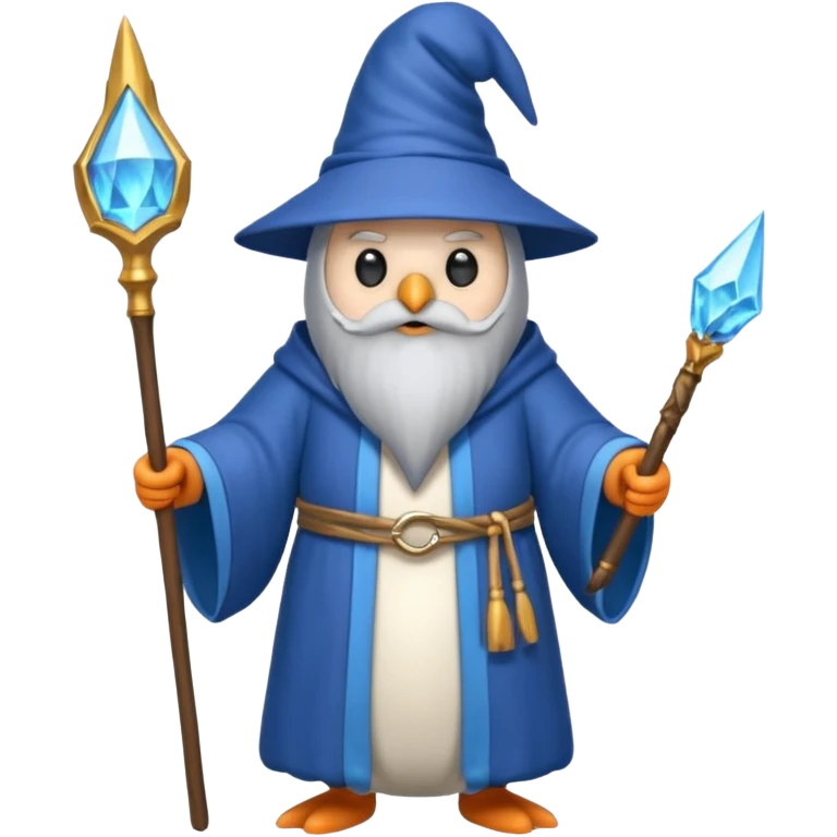 Penguin Wizard emoji