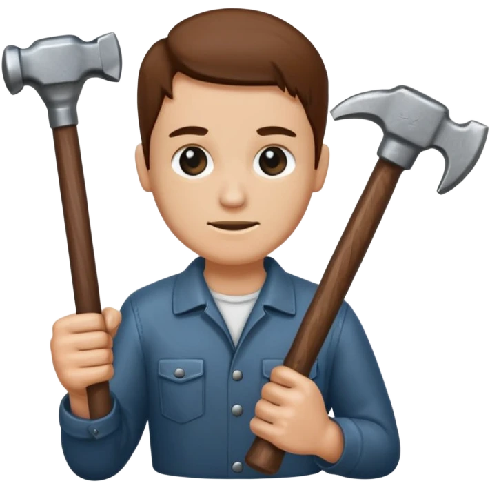 pin and  hammer emoji
