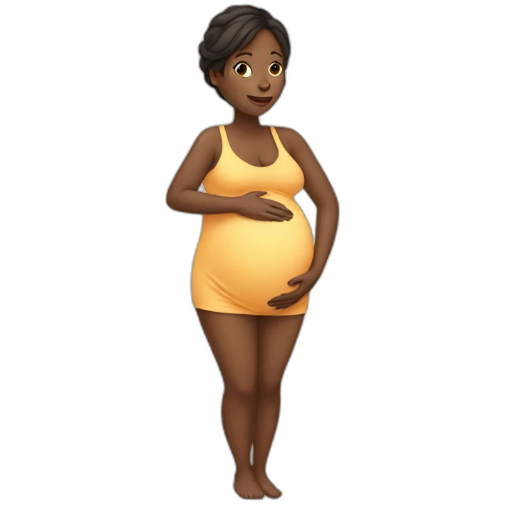 pregnant woman emoji