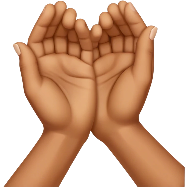 A pair of strong hands holding each other  emoji