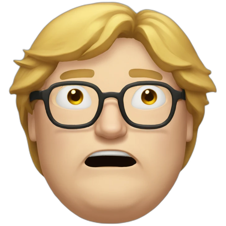 Gabe Newell crying emoji