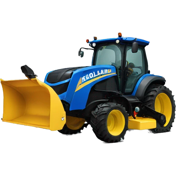 New Holland snowblower tractor  emoji