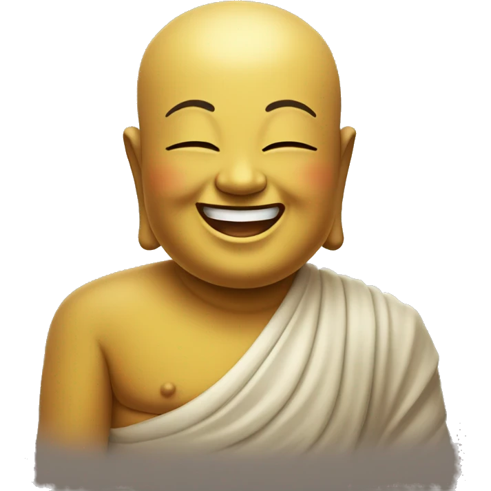 Happy buddha emoji