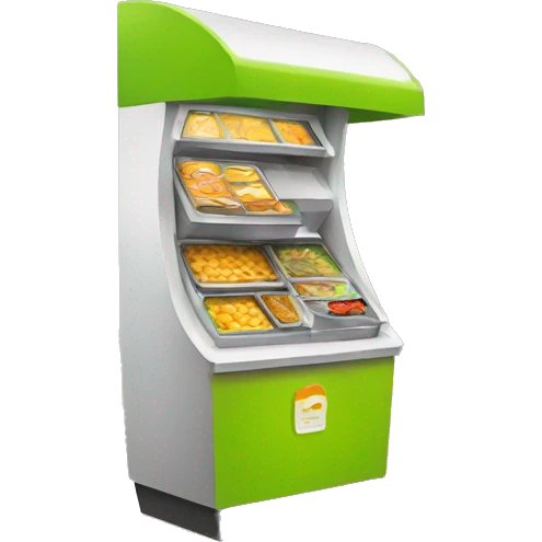 selfservice kiosk food emoji
