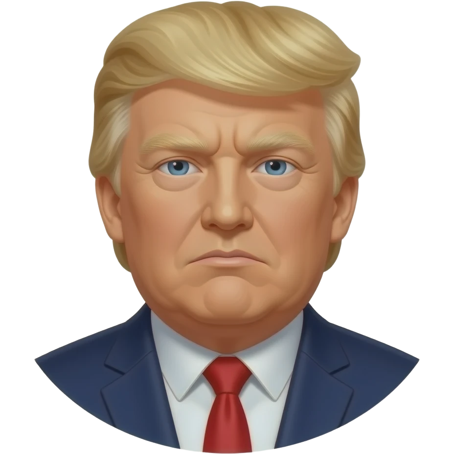 Ugly mad trump looks like a duck emoji