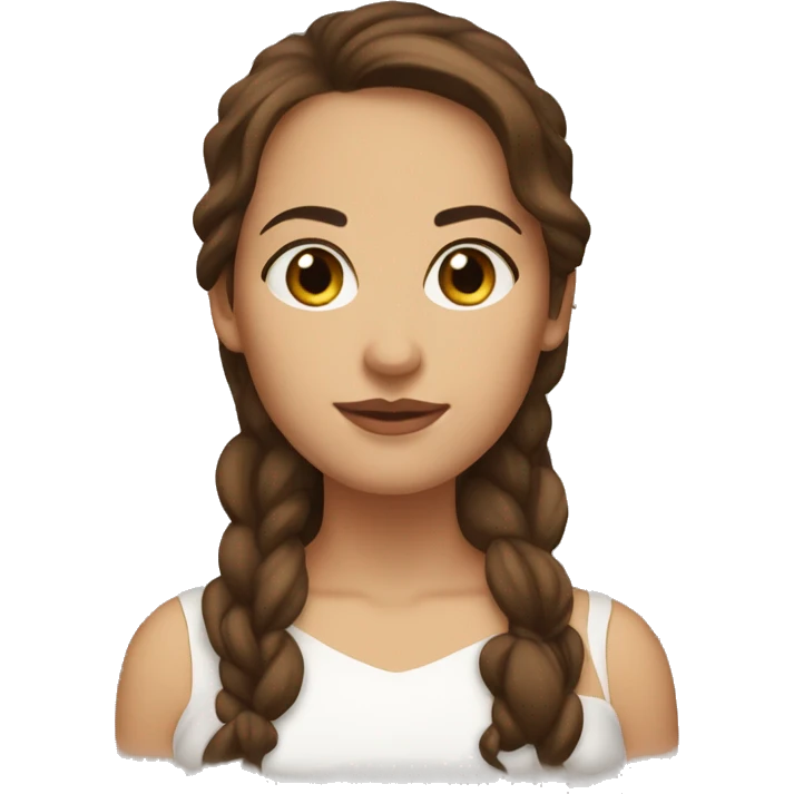 I am a 35 year old woman shoulder length brown hair brown eyes pronounced lips. Face fat emoji