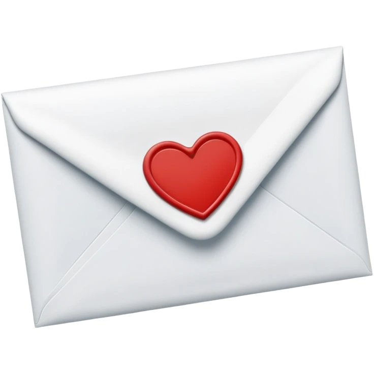 Love letter envelope emoji