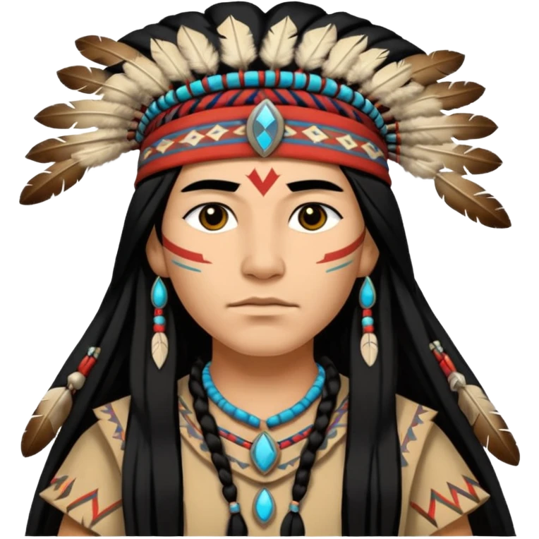hemstar in a Native American costume emoji