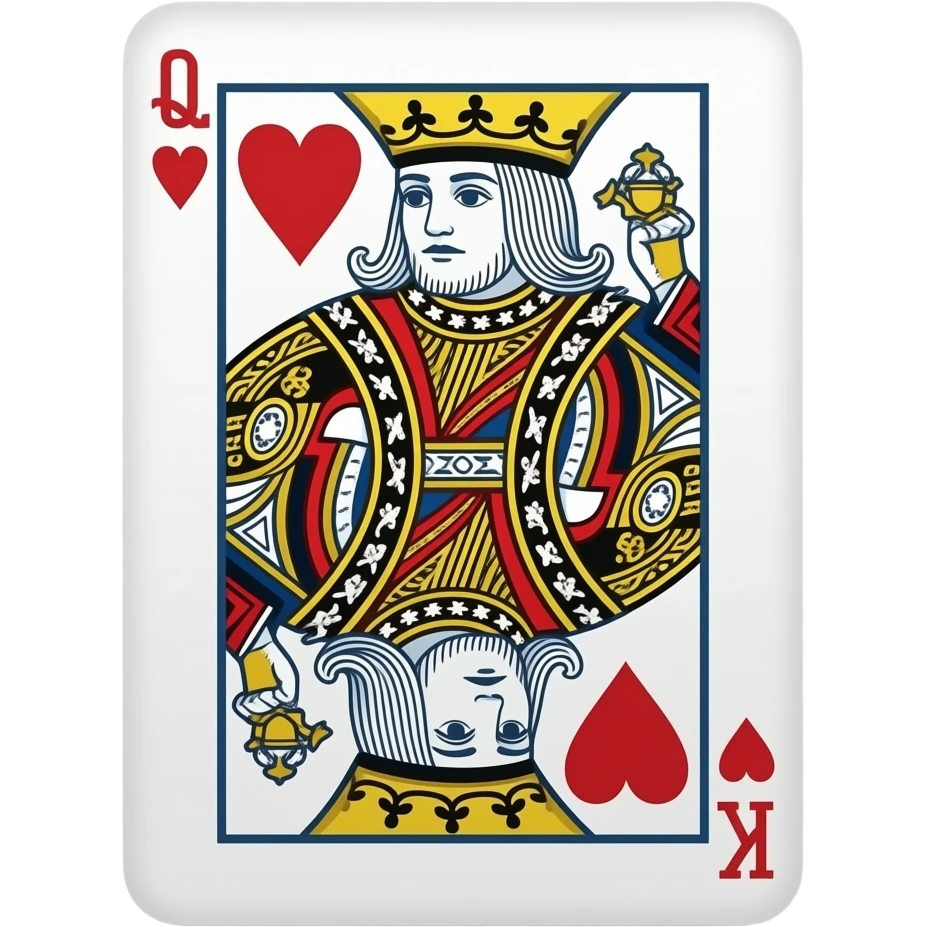 The Strawberry Queen of Hearts card emoji