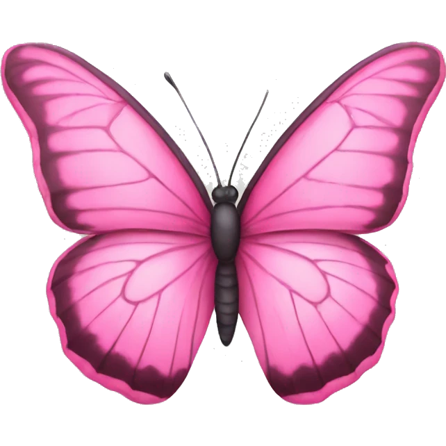 Pink  butterfly emoji