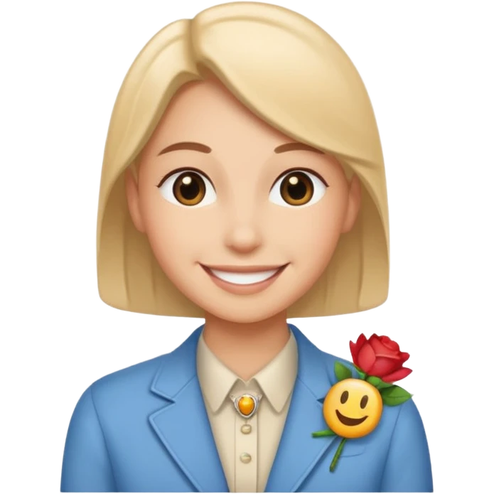 smily with thanks emoji