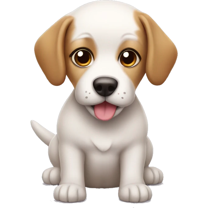 Cute dog  emoji