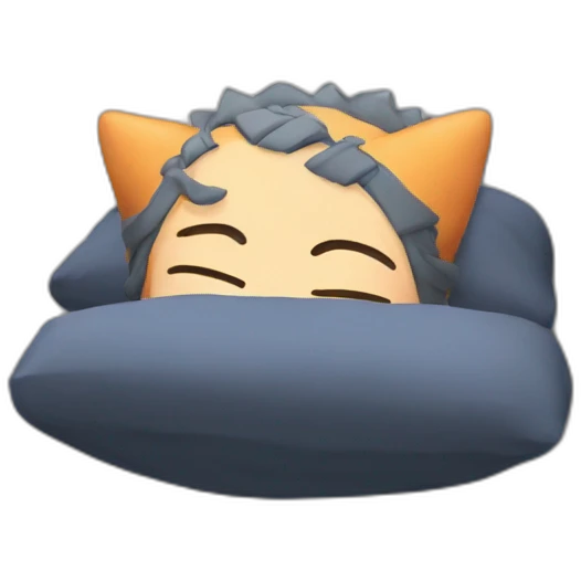 Naruto sleep emoji