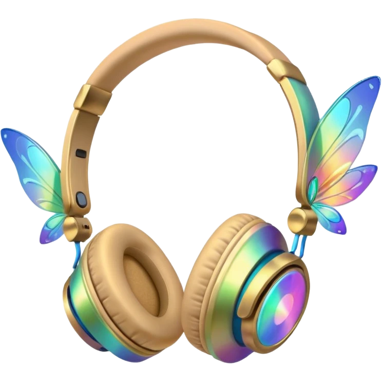 fairy headphones emoji
