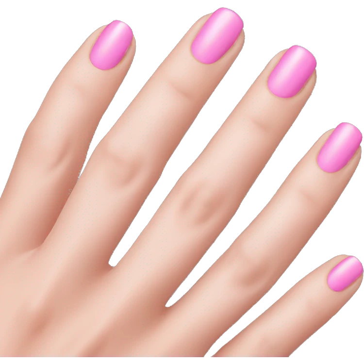 pink nails emoji