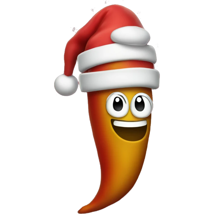 Chili pepper wearing a Christmas sweater  emoji