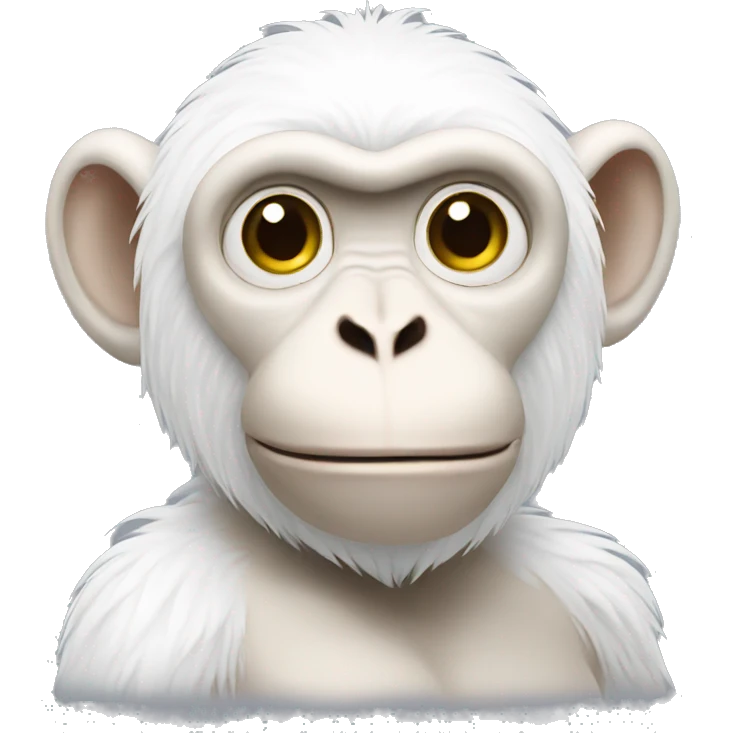 White monkey emoji