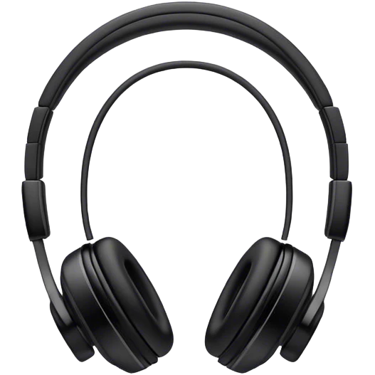 black headphones emoji
