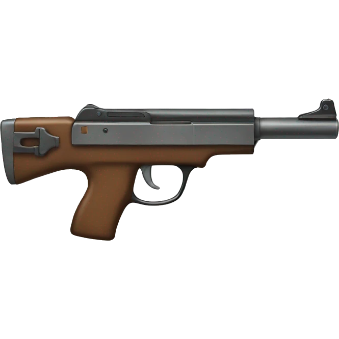 gun with a bow emoji