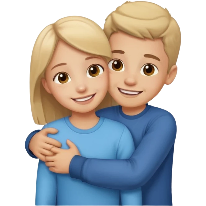 إنشئ صورة تدل علي حب الاخ لأخته  emoji