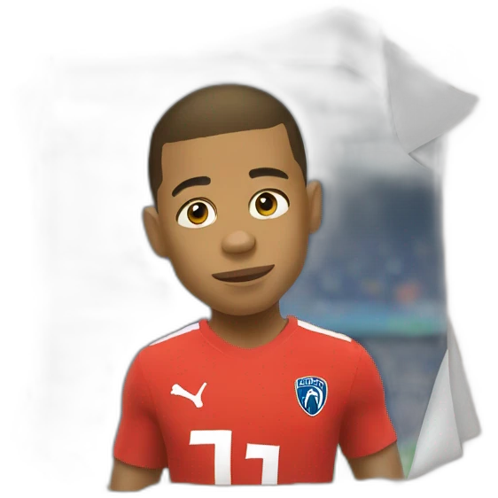 mbappe qui fais caca emoji