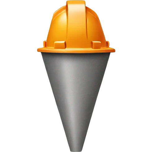 Cone de chantier emoji