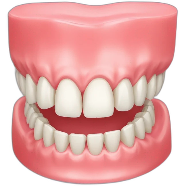 Denture smile emoji