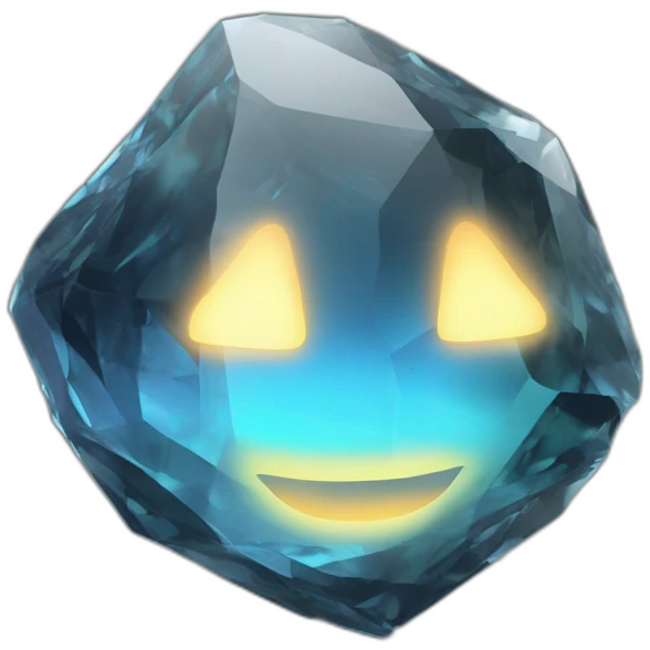 A Khyber Crystal Glowing, ultra reactive lighting, ultra reactive shadowing, smooth animation, UHD+, 8K, HDR10+,  emoji