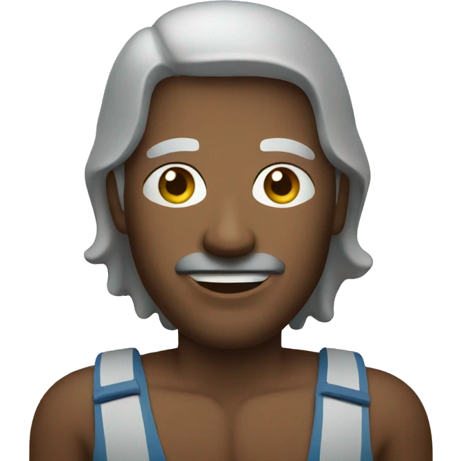 man on the beach emoji