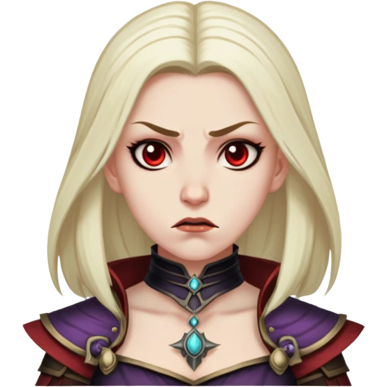 Umbralma from Baldur's Gate 3 with angry expression emoji
