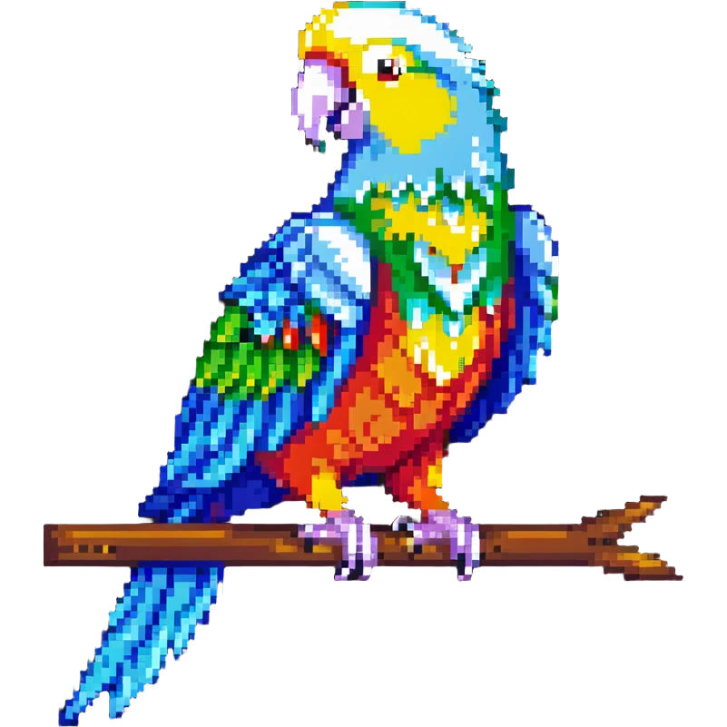 colorful party parrot emoji