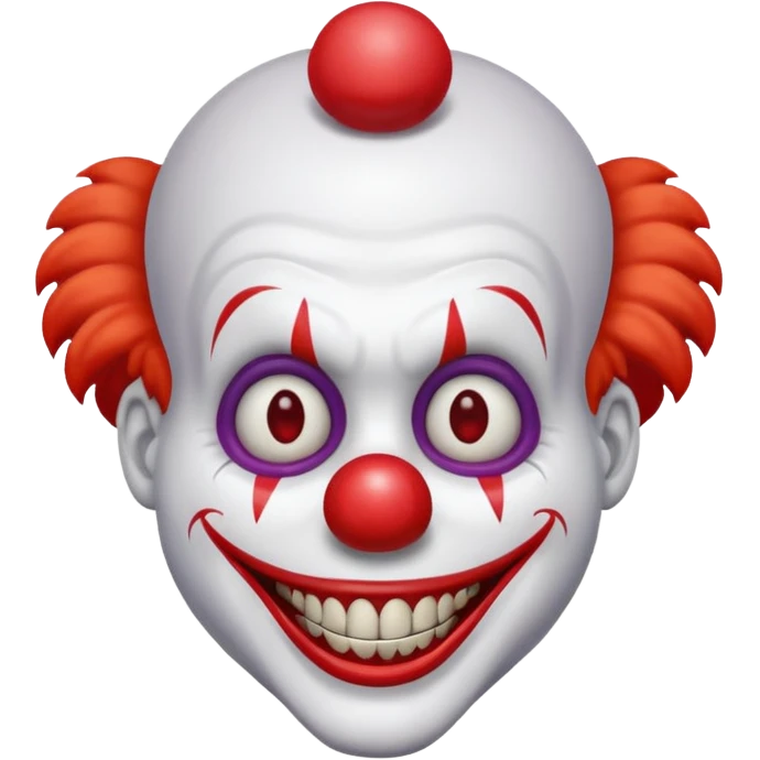 Clown scary smile emoji