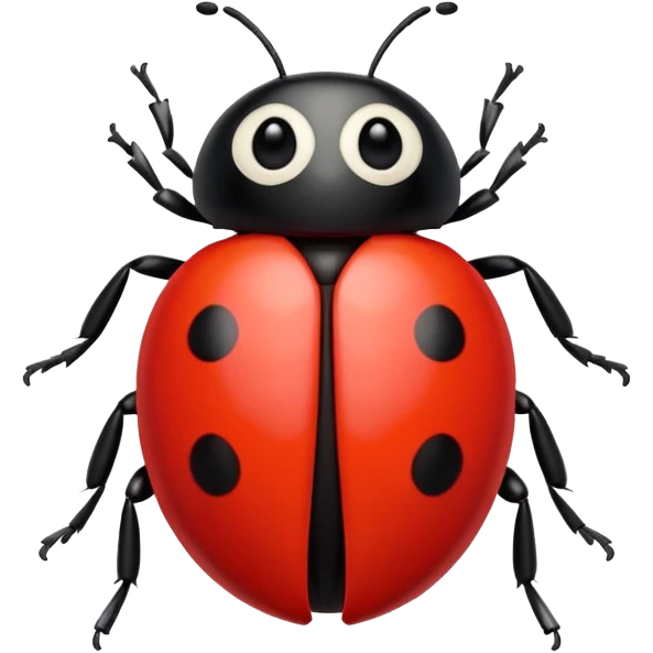 Cute ladybug emoji