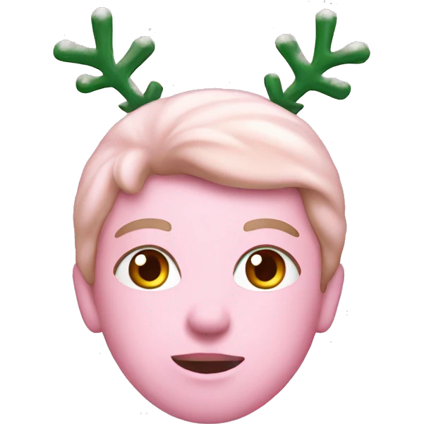 Pastel pink Christmas  emoji