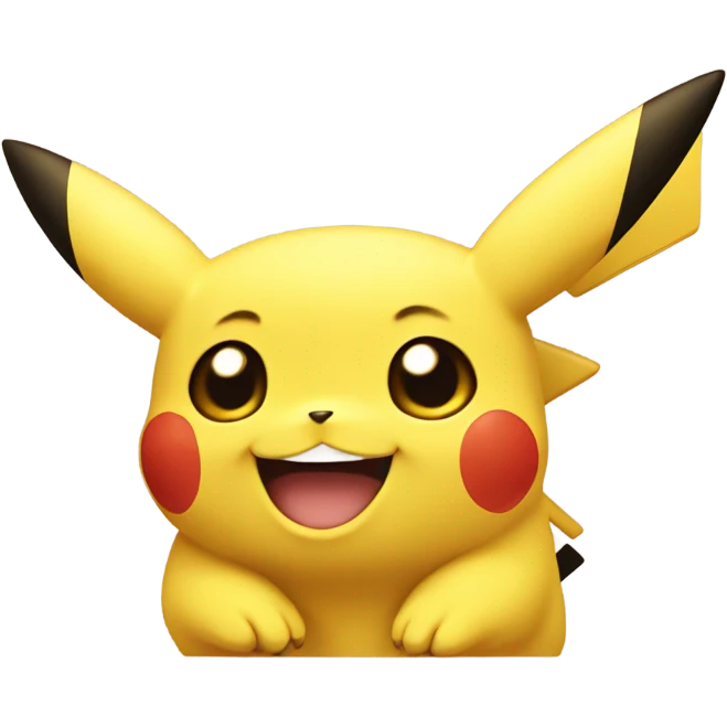 pikachu smiling emoji