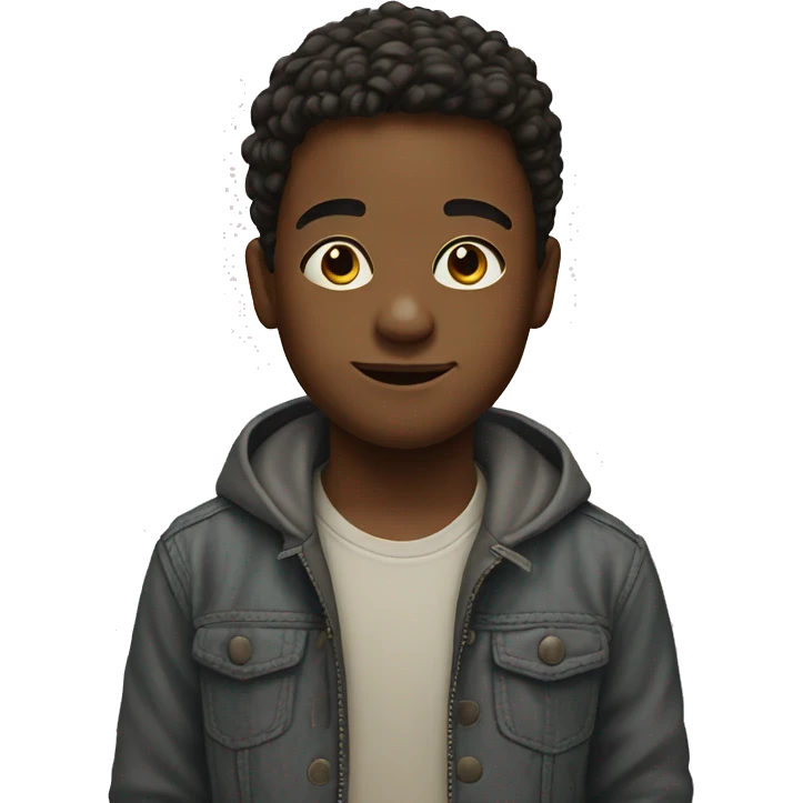 realistic portrait of a boy emoji