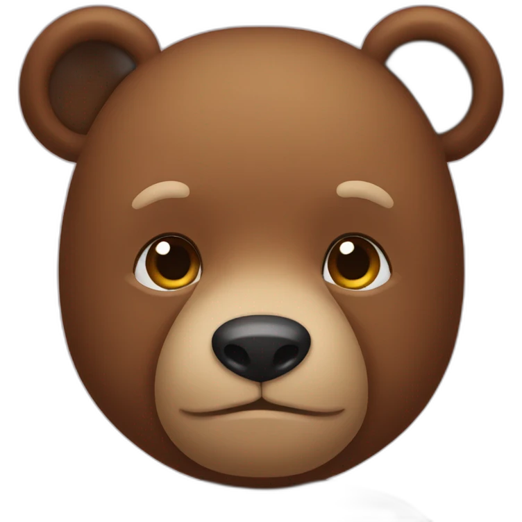 half bear body half man body emoji