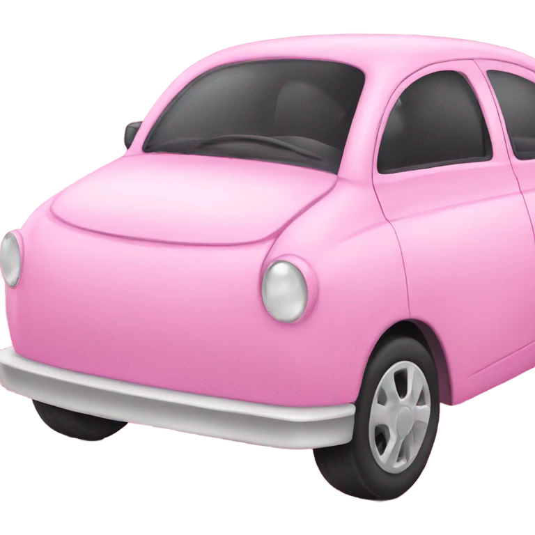 pink car emoji